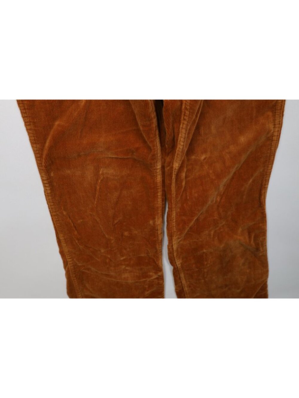 Vintage 70s Streetwear Mens 29x30 Faded Corduroy Wide Leg Pants Orange Brown - Picture 6 of 12